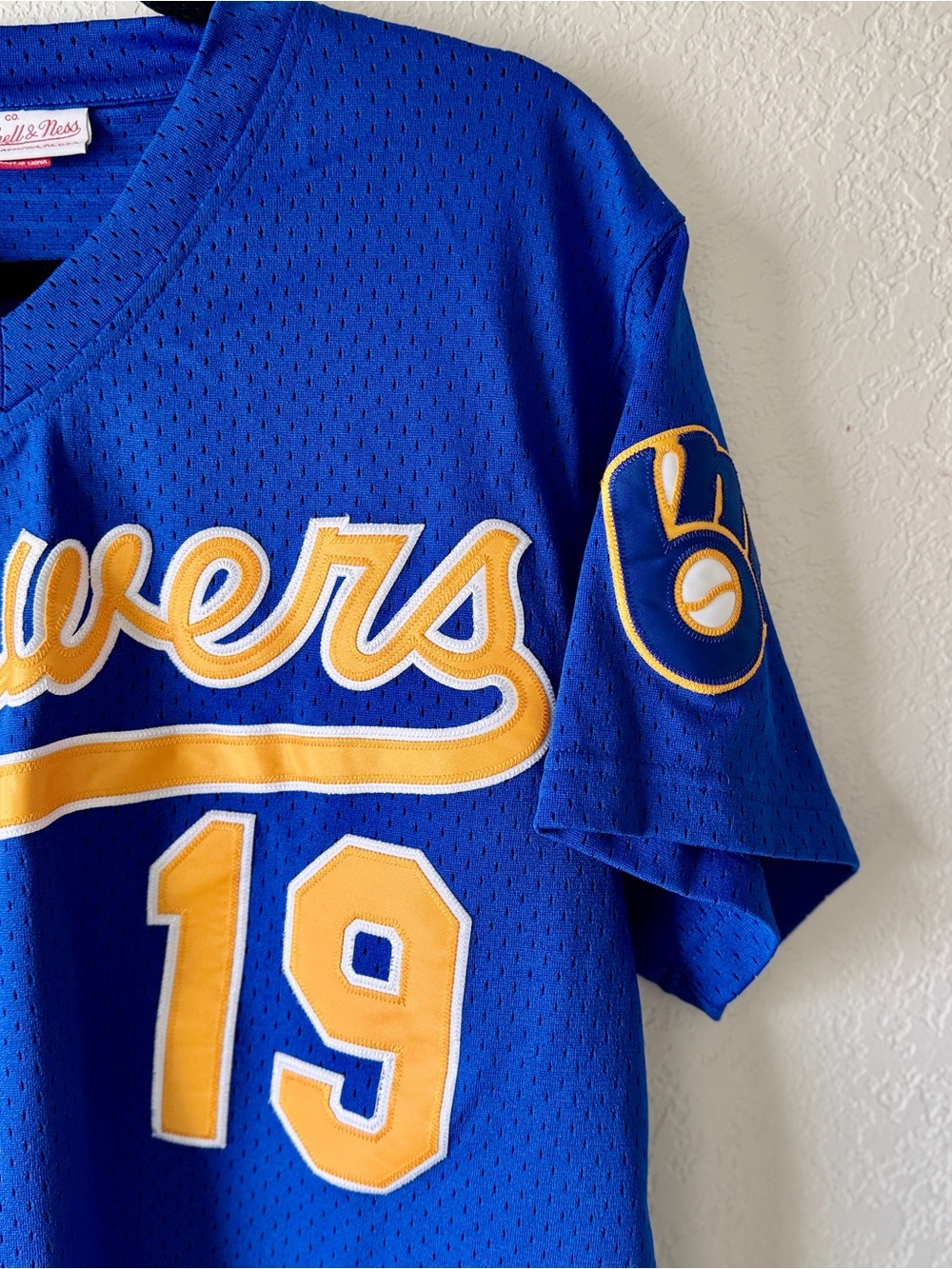 Mitchell & Ness Royal Blue Cooperstown Collection Jersey Patch - Picture 3 of 7